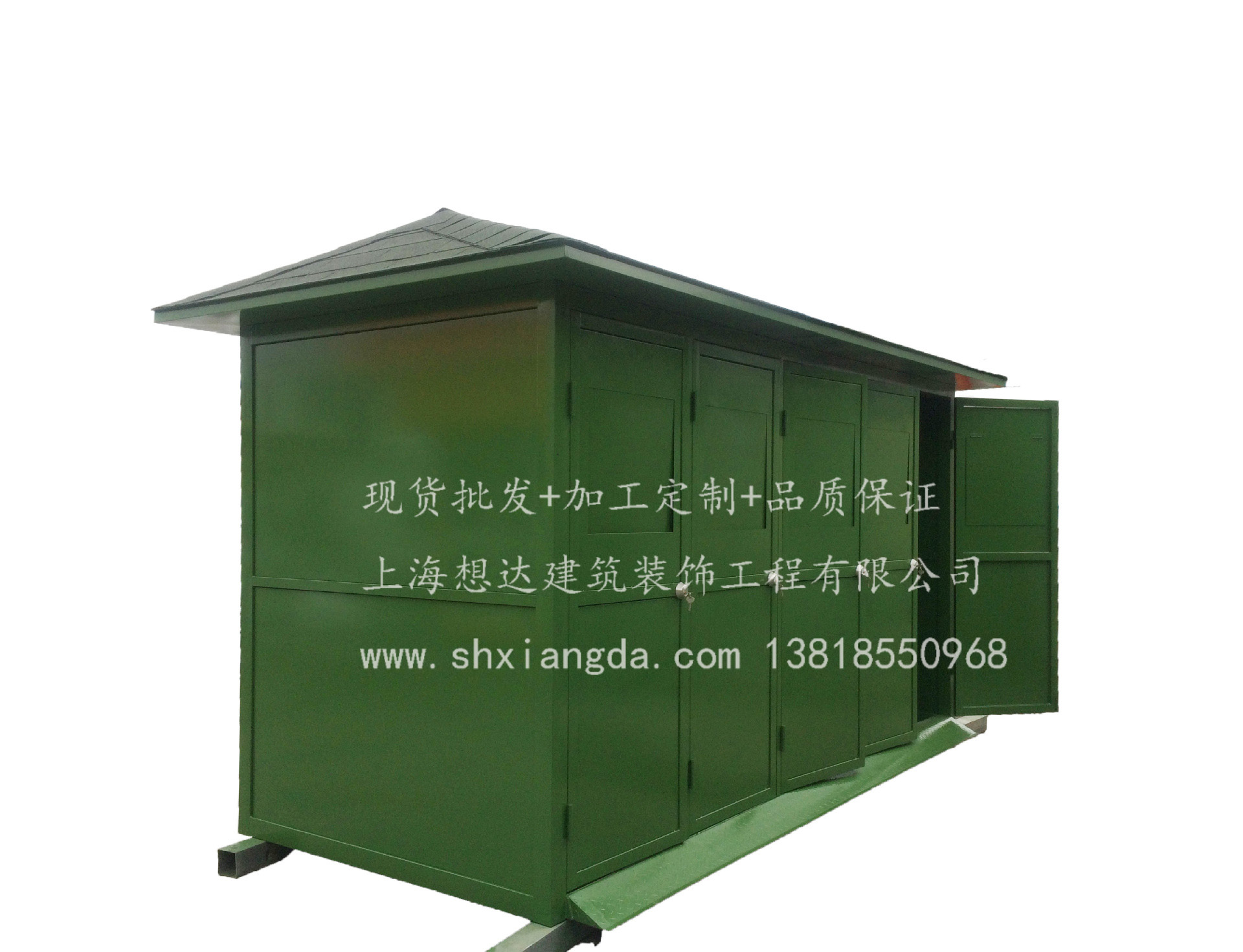 四分類垃圾房003\材質可選商場垃圾房 四分類垃圾房003\材質可選商場垃圾房