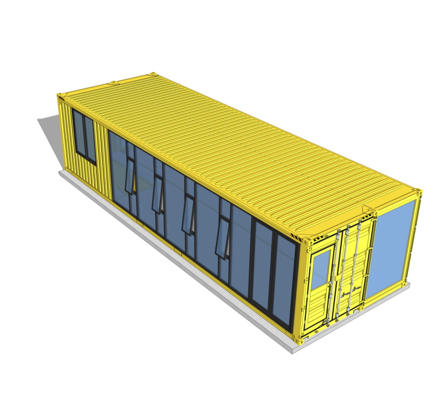 集裝箱移動(dòng)廚房，可移動(dòng)住人辦公室，集裝箱活動(dòng)房屋004