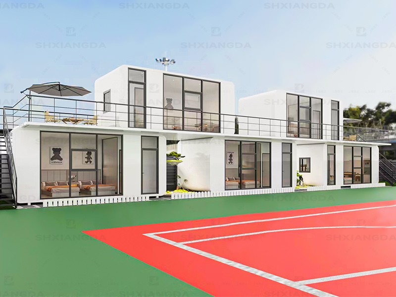 五個蘋果艙二層搭建02